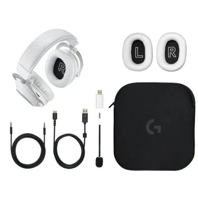 Logitech Pro X 2 Lightspeed Wireless/Bluetooth Gaming Headset - White